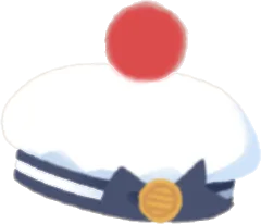マリンな帽子・白の画像