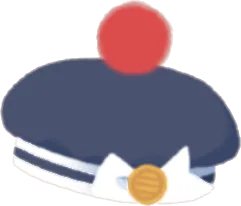 マリンな帽子・紺の画像