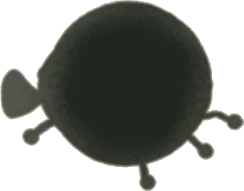 フウセンコガネの影の画像