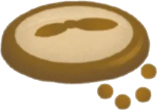 小さな金の懐中時計の画像