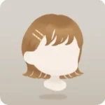 盛られたボブヘア