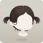 ラフな二つ結び