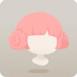野苺ピンクロールヘア