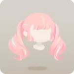 スウィートピンクメッシュツイン