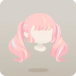 スウィートピンクメッシュツイン