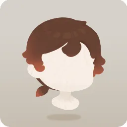 簡単に束ねられた髪