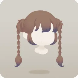 月の光を浴びた髪
