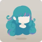 奇妙なお茶会のふんわりロングヘア