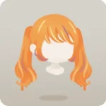ハロウィンオレンジポップツイン