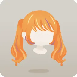 ハロウィンオレンジポップツイン