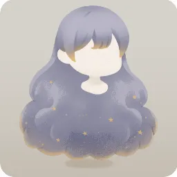 星の光を纏ったロングヘア