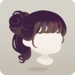 夏祭りの華やかなまとめ髪