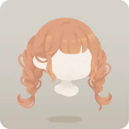 ゆるふわ編み込みツイン