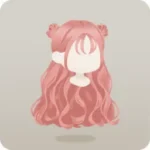 ツインハーフアップヘア
