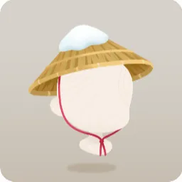 田舎のわら笠