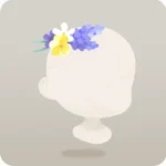 ラベンダーと花々の飾り