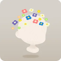 頭上のお花畑