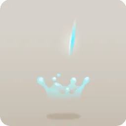 落ちる雨粒
