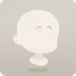 ポップな山なり眉