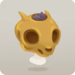 金の獣の頭蓋骨