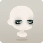 気だるげ三白眼