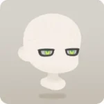 クールな黒ラインアイ