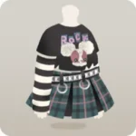 パンクロックスタイルコーデ・緑