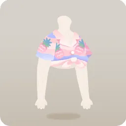 ピンクアロハシャツ