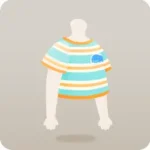 ワッペン付きTシャツ