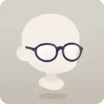 青縁メガネ