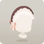 ロリイタブラウンボンネット