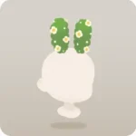 もこもこイースターヘアアクセ