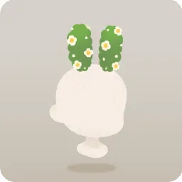 もこもこイースターヘアアクセ