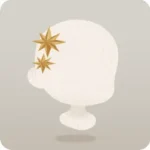 星の光を纏った髪飾り