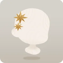 星の光を纏った髪飾り