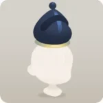 ビショップ帽子・黒