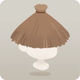 冬の菅笠