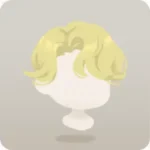 くせっ毛ブロンドショートヘア