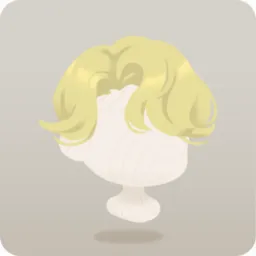 くせっ毛ブロンドショートヘア