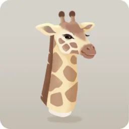 キリンのレプリカヘッド