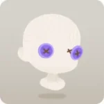 ボタンでできた瞳