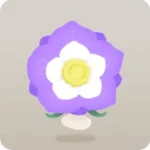 紫の花ヘッド