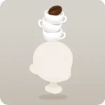 こだわりカップのタワー