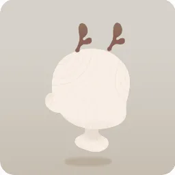 小さな小鹿の角
