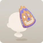 口の大きな精霊のお面