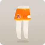 ワッペン付き半ズボン