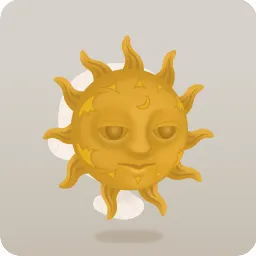 太陽のお面