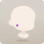 星型のフェイスペイント
