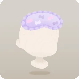 リボン柄のアイマスク