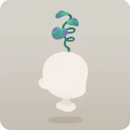 芽生えたグミフラワーの草